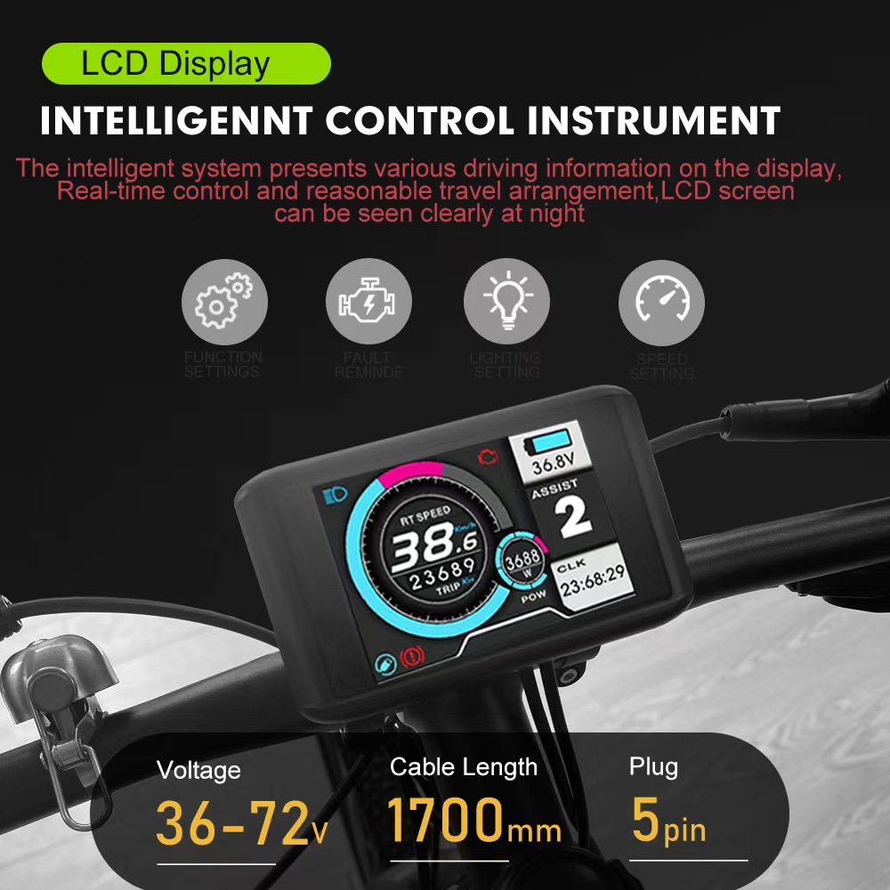 Mtx39 60v 72v 3000w Rear Hub M - Ebike Conversion Kit 72V 3000W recension och pris
