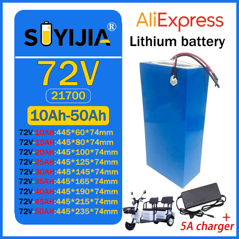 72V 50Ah 45Ah 20Ah 25Ah 30Ah 3 - Electric Bicycle Battery 72V 30Ah recension och pris
