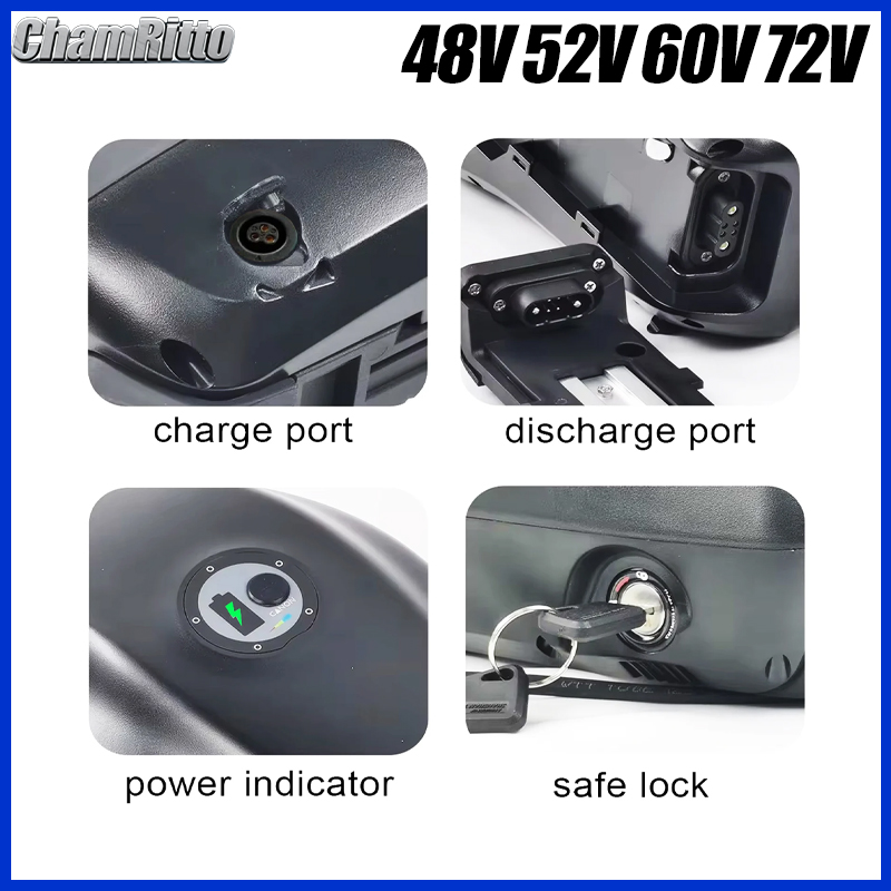 48V 72V 52V 60V ebike Fuel Tan - Electric Bicycle Battery 72V 30Ah recension och pris